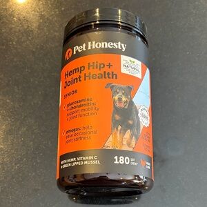 Hemp Hip & Joint Health Supplement for Dogs Senior Hemp Vitamin C Chicken Flavor